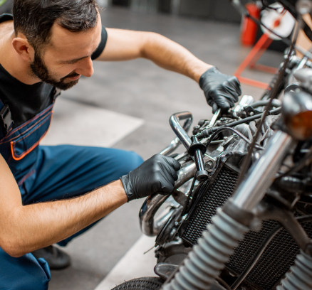 Motorrad, Werkstatt