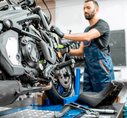 Motorrad, Werkstatt