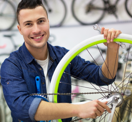 Fahrrad, Mechaniker